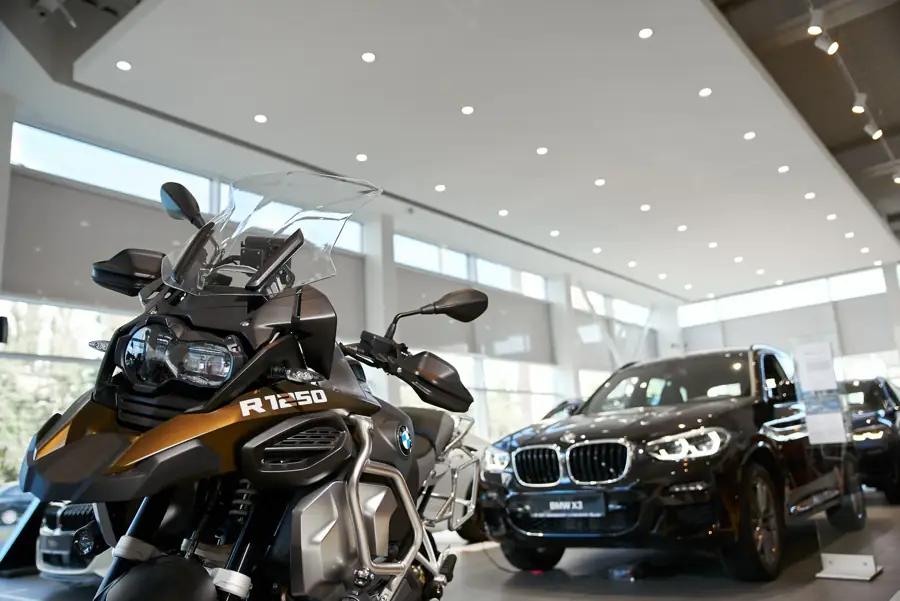 BMW showroom